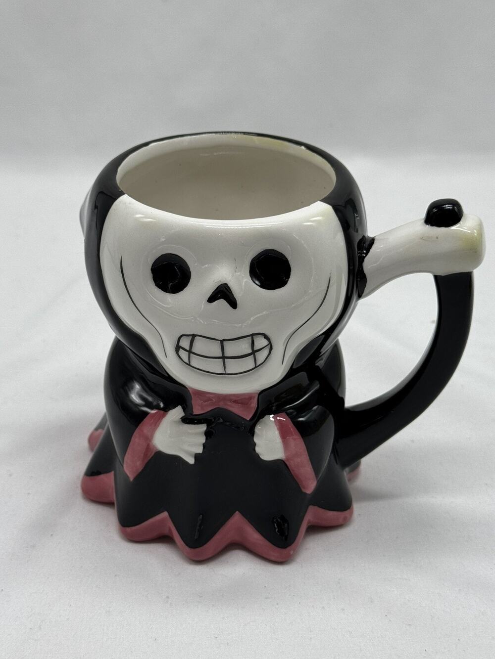 14.57 fl oz Halloween Earthenware Figural Grim Reaper Mug - Hyde & EEK! Boutique